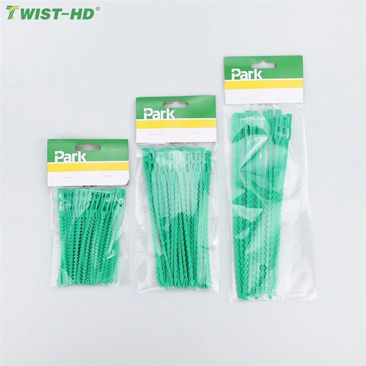 Factory Wholesale Green Multi-purpose Gardening Fish Bone Tie