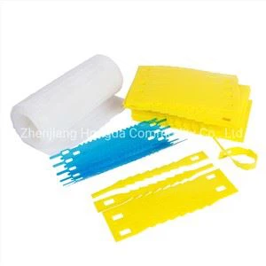 Vysoká teplotná odolnosť PE Plastové opakovane použiteľné rybie kostné kravaty