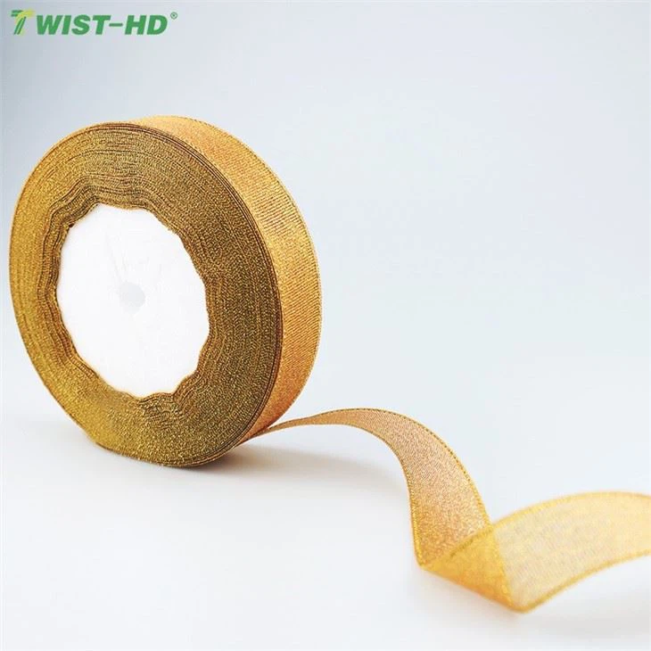 Decorative Bow Tie Polyester Flower Soft Printing Gift Ribbon